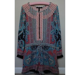 BCBG MAXAZRIA Patterned Shorts Romper